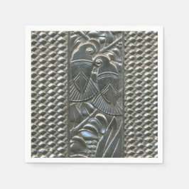 Servilleta De Papel Art Deco Love Birds Paper Napkin