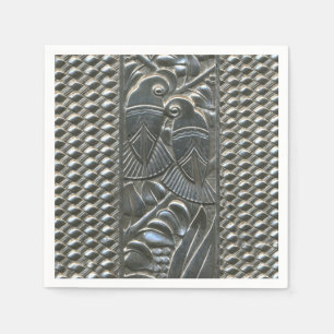 Servilleta De Papel Art Deco Love Birds Paper Napkin