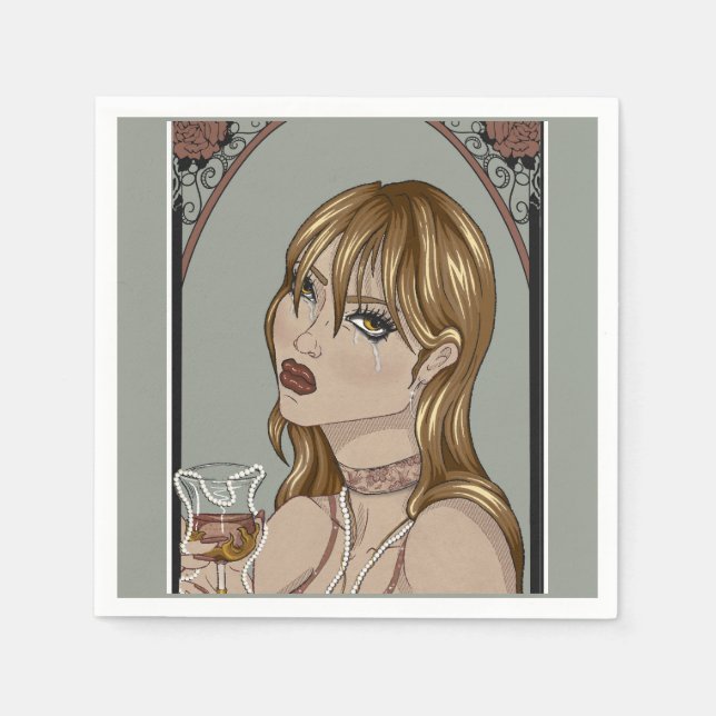 Servilleta De Papel Art nouveau (Anverso)