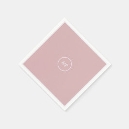 Servilleta De Papel Art Nouveau Floral Wedding Pink