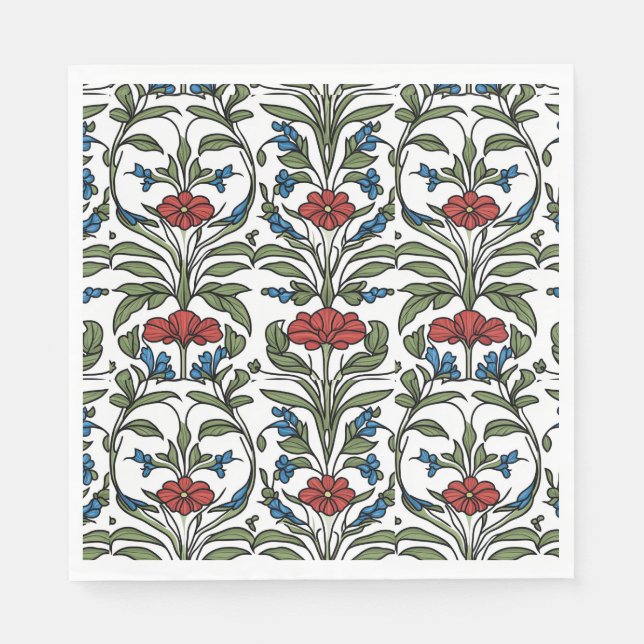 Servilleta De Papel Art Nouveau Lotus (Anverso)