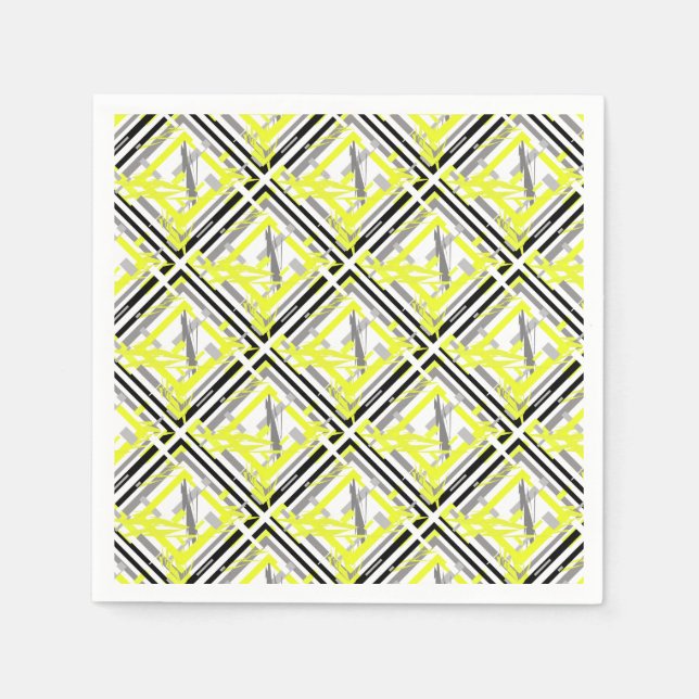 Servilleta De Papel Arte abstracto de energía potente (Anverso)