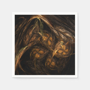 Servilleta De Papel Arte abstracto de la Madre Tierra