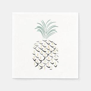 Servilleta De Papel Arte abstracto de piña
