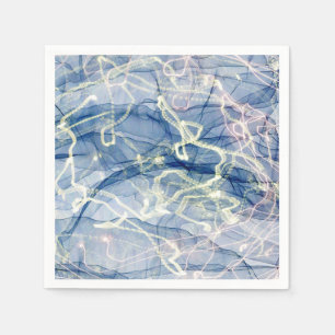 Servilleta De Papel Arte abstracto moderno digital de mármol