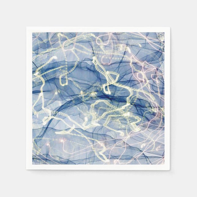 Servilleta De Papel Arte abstracto moderno digital de mármol (Anverso)
