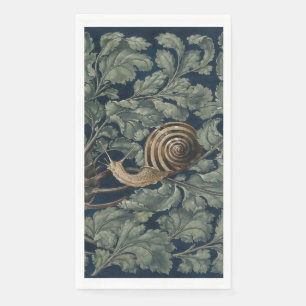 Servilleta De Papel Arte Antiguo Botánico Art Nouveau Caracol Antiguo