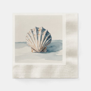 Servilleta De Papel Arte de acuarela de la cubierta de vieira - Diseño