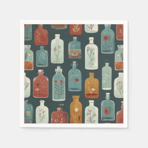 Servilleta De Papel arte de botella único