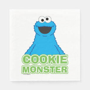 Servilleta De Papel Arte de caracter de monstruo de cookie
