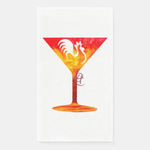 Servilleta De Papel Arte de Chicktini Martini