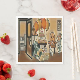 Servilleta De Papel Arte de cumpleaños feliz