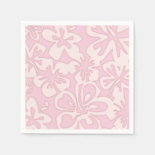 Servilleta De Papel Arte De Flor Rosa Pastel