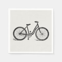 Arte de Ilustracion de bicicletas de época