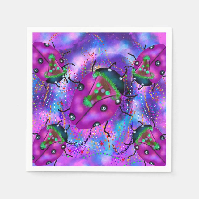 SERVILLETA DE PAPEL ARTE DE LADYBUG (Anverso)