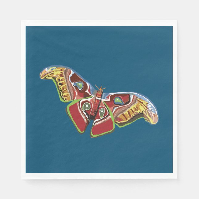 Servilleta De Papel Arte de mariposa (Anverso)