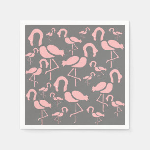 Servilleta De Papel Arte de pájaro Fun Pink