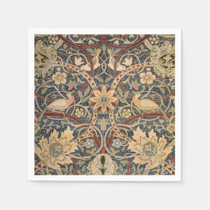 Servilleta De Papel Arte de pájaros vintage de William Morris Bullersw