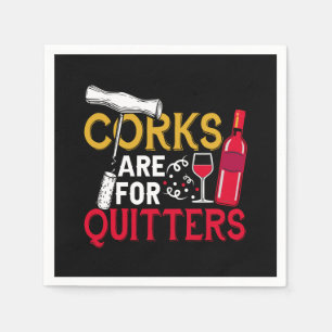 Servilleta De Papel arte de palabras de fiesta de vino divertido