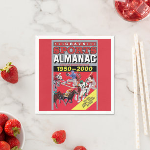 Servilleta De Papel Arte de pared de metal Almanaque deportivo