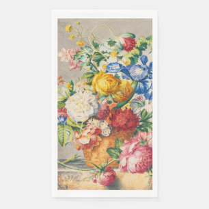 Servilleta De Papel Arte de Pared Floral Botánico Pastel Elegante Vint