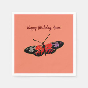 Servilleta De Papel Arte de primavera de mariposa