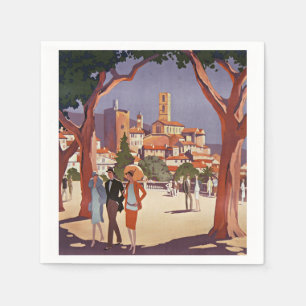 Servilleta De Papel Arte de Verano Vintage Grasse