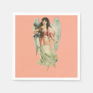 Servilleta De Papel Arte del Ángel de la Guarda Vigilancia y Gracia Di