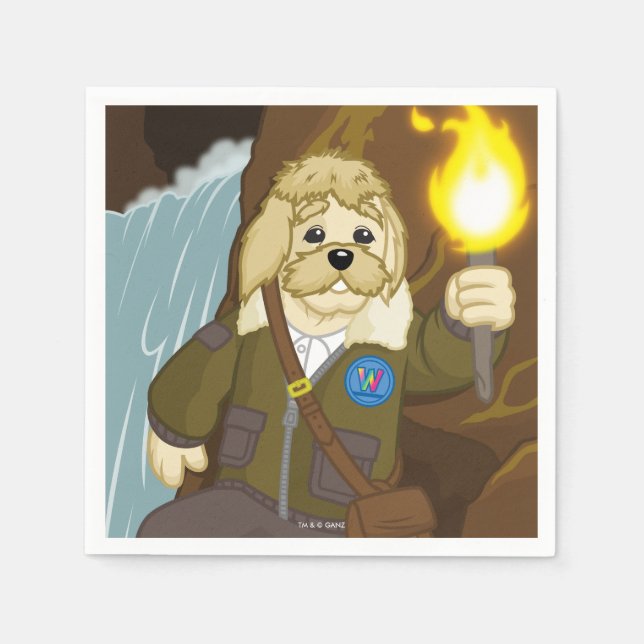 Servilleta De Papel Arte Fact va a explorar (Anverso)