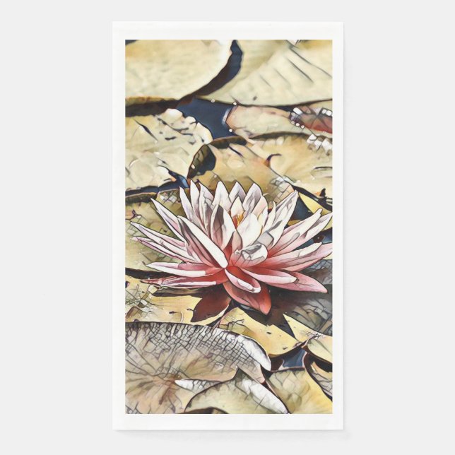 Servilleta De Papel Arte floral 01-23 (Anverso)