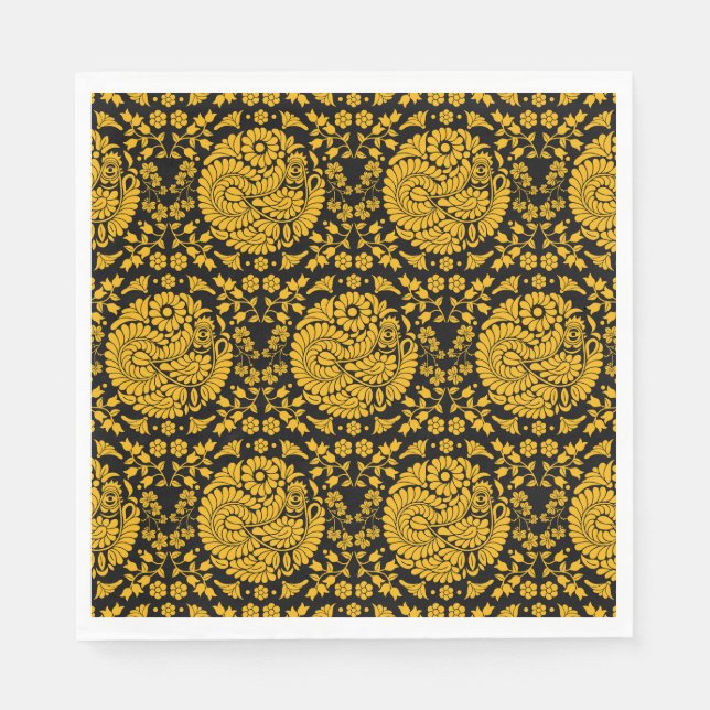 Servilleta De Papel Arte folclórico de Eslovaquia (Anverso)