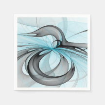 Arte fractal moderno gris antracita abstracto