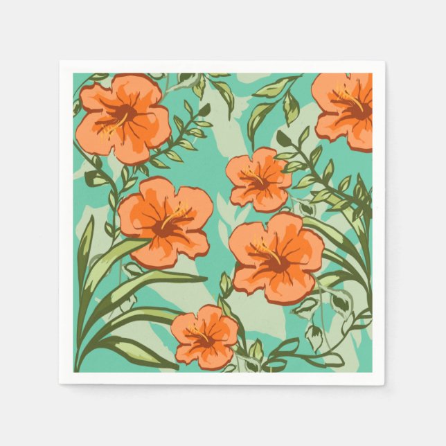 Servilleta De Papel ARTE hawaiano (Anverso)