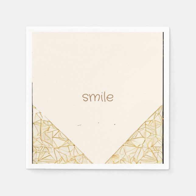 Servilleta De Papel arte moderno sencillo en pastel (Anverso)