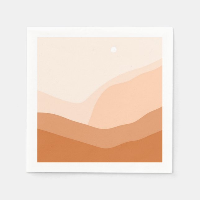 Servilleta De Papel arte paisajístico hermoso (Anverso)