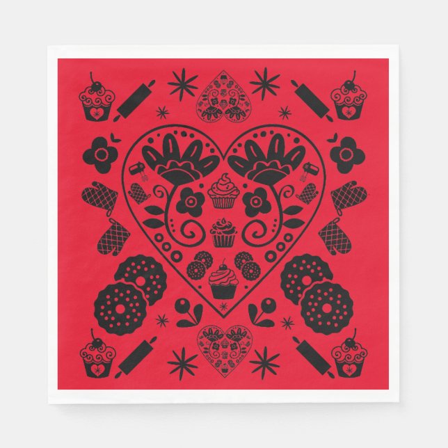 Servilleta De Papel Arte popular para hacer pasteles (Anverso)