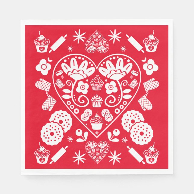 Servilleta De Papel Arte popular para hacer pasteles (Anverso)