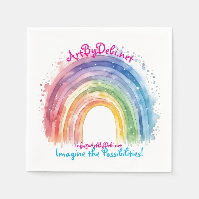 Servilleta De Papel Arte por Deber, Arcoiris (Anverso)