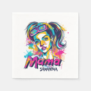 Servilleta De Papel Arte Retro Mama Pop Personalizado (18)