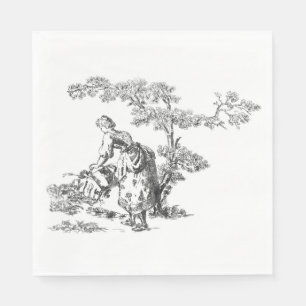 Servilleta De Papel Arte rural antiguo