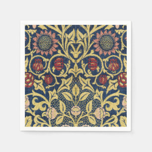 Servilleta De Papel Arte Violeta y Columbina de William Morris