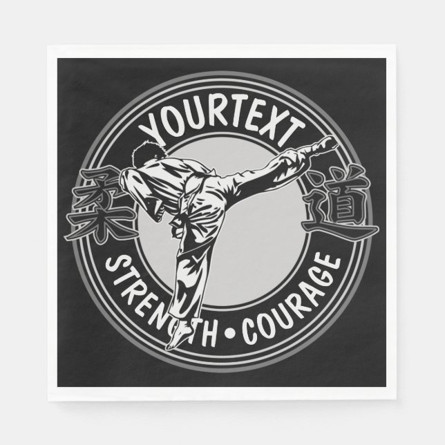 Servilleta De Papel Artes marciales personalizadas JUDO Japan Combat S (Anverso)