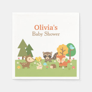 Servilleta De Papel Artículos de fiesta de baby shower con tema de ani