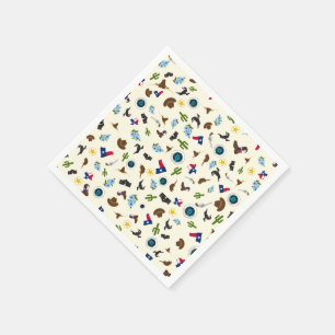 Servilleta De Papel Artículos famosos de Texas - el estado solitario d