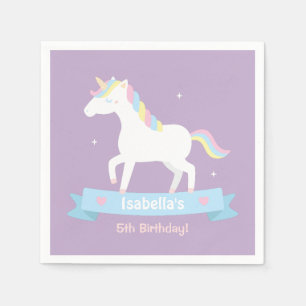 Servilleta De Papel Artículos para fiesta de cumpleaños de chicas Unic
