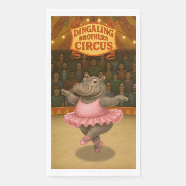 Servilleta De Papel artista de circo Helene (Anverso)