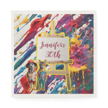 Artista de pintura de accesorios para Sip y Paint 