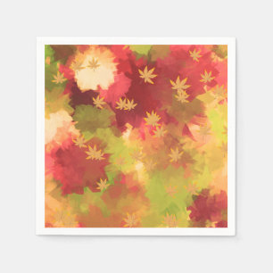 Servilleta De Papel Artsy Autumn Leaves