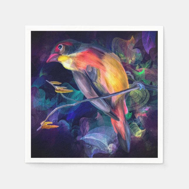 Servilleta De Papel Artsy Bird (Anverso)