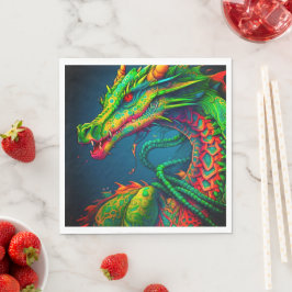 Servilleta De Papel Artsy Dragon